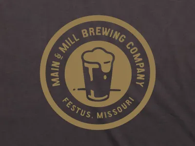 MMBC // lapel design for new tees beer brewery festus lapel missouri mmbc st. louis tee tshirt