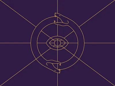 Ouroboros beginning end eternal eye magic mysticism ouroboros serpent snake symbol tail tarot