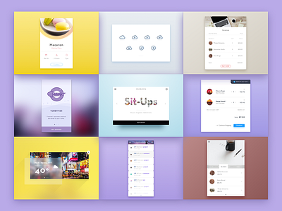 Best Of Nine clean dailyui elegant sketch ui