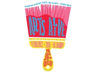 Arts Alive 2016 color design illustration paint poster