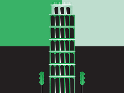 Pisa illustration italy pisa tower