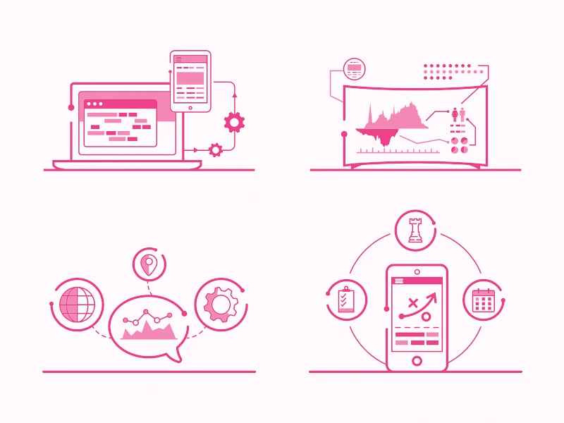 Technology Icons ai consulting design developing icon iconography illustration marketing strategy web