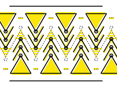 Bottom Up geometric geometry illustration monoweight offset pattern