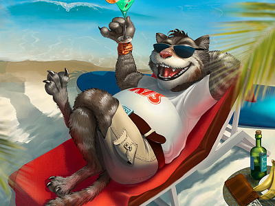 Let The Whole World Wait beach cat