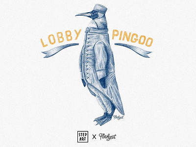 // Artworks Lobby Pingoo for Stepart // handmade illustration lettering pingoo type typo