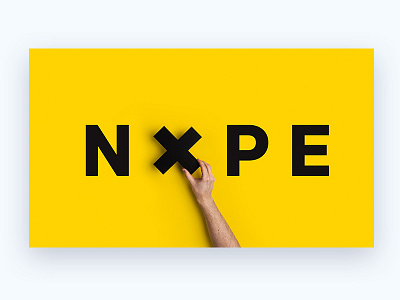 Nope branding hero nope photo photography web