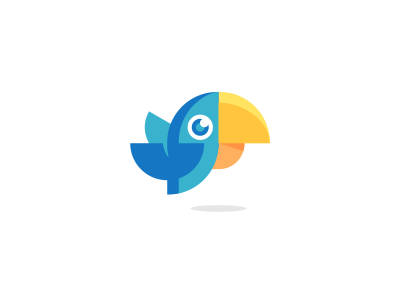 Parrot Logo Design animal animal animals bird brand branding design icon identity lgoo loog lgo logo logodesign logotype mark nature parrot symbol wings