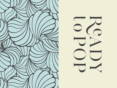 Ready To Pop | Branding Concept branding identity pattern typography