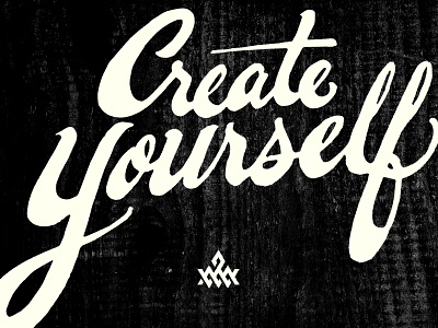 Create Yo'self bicycles bikes branding brush create nevada reno script tahoe yourself