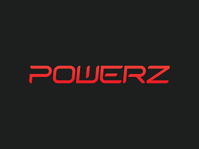 Powerz Custom Font WIP custom font lettering logotype typograpy work in progress