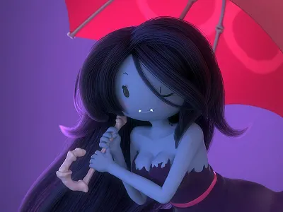 Marceline 3d adventuretime marceline