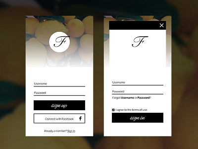 Daily UI 001 - Sign Up daily ui sign in sign up ui user interface