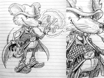 El Ratón Vaquero draw ink raton sketch vaquero