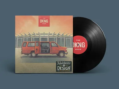 The DKNG Show (Episode 2) adventures in design dan kuhlken design dkng illustration mockup nathan goldman texture van vinyl