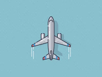 Plane design graphic icon plane