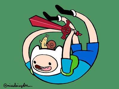 Finn the Human Boy adventure time art best friends cartoon comic cosmetics digital art drawing finn the human illustration snail sword