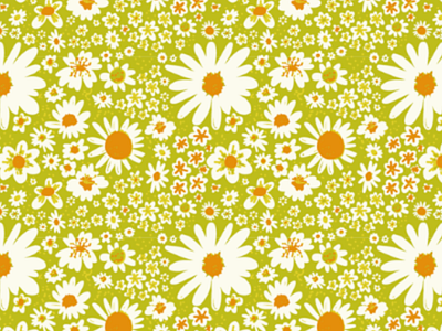 Tower of Flowers fabric flowers repeating spoonflower surface design textile