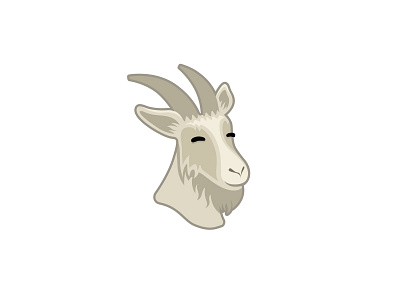 [For Sale] Goat Logo face goat icon illustration logo mark outsourcing venezuela