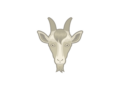 GOUT face goat illustration logo mark outsourcing venezuela