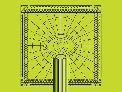 I (36 Days of Type) 36daysoftype heavy lines i illustration illustrator line work thick lines type typography