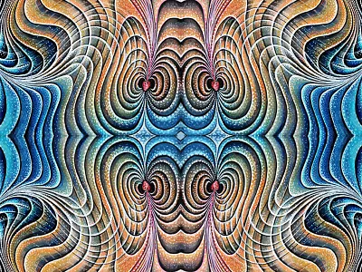 Colliding Cardiac Magnetospeheres blue energy hearts love magnets orange physics