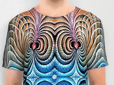 Colliding Cardiac Magnetospeheres blue energy hearts love magnets orange physics shirt