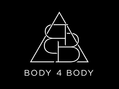 Body 4 Body Fitness Concept 1 branding icon identity lettering ligature logo typography
