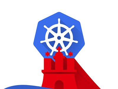 Hamburg Kubernetes Meetup Logo branding germany hamburg identity kubernetes logo