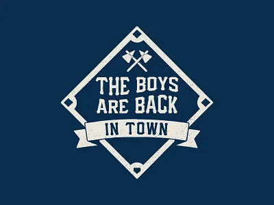 The Boys Are Back In Town atlanta baseball braves thin lizzy