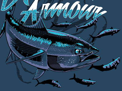 Tuna blue illustration logo ocean sea tuna type underwater water