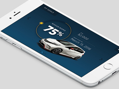 Purchase Goal Progress car goal indicator ios progress swift ui