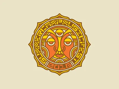 Summer Camp Lapel Pin Design design gig art lapel pin lotus music festival pin sun