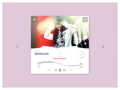 Player marilynmonroe music player sevdaliza ui