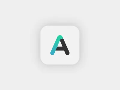 Acua App Icon acua app app icon branding clean design letter a logo mexico minimalist monterrey