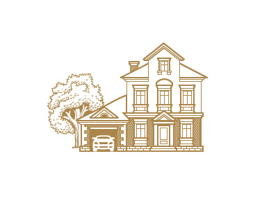 Teaser building cottage village home house icon perfect pixel teaser