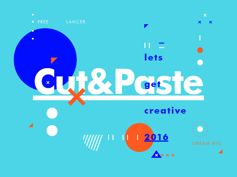 Cut&Paste by MadeByStudioJQ on Dribbble