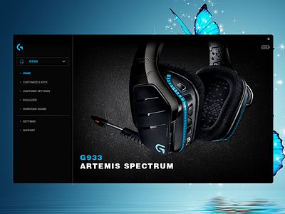 Logitech Gaming Software gaming logitech software ui ux