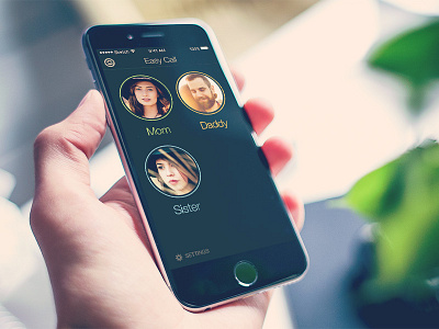 Easy Call - Quick and Simple Calls application call design iphone