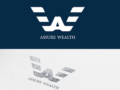 Assurewealth Logo a letter logo w