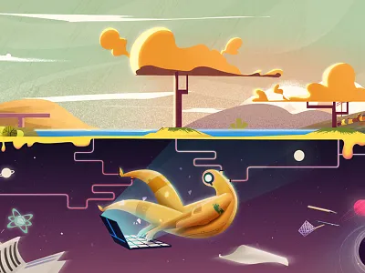 Detail/02 art artwork background conceptart digitalart fantasy illustration landscape nature space tree