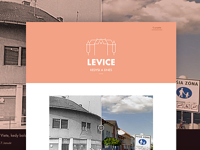 Side project goes live archive futura history interactive javascript levice old photos side project slovakia twentytwenty ui web