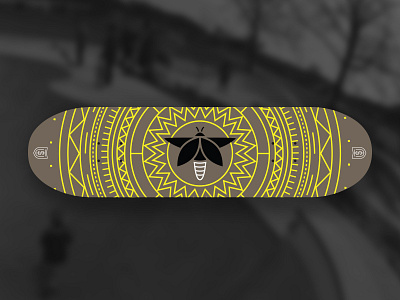 TSU Firefly Skatedeck Concept geometric skate skatedeck