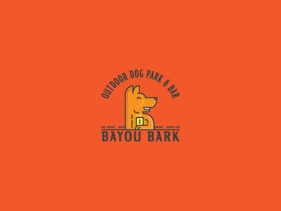 Bayoulogo bar dog dribbble logo orange park pub