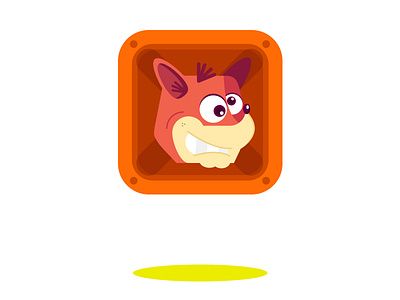 Mystery Box - Crash Bandicoot characterdesign crash design flat illustration vector