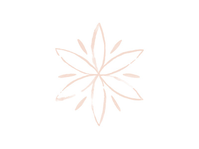 Watercolor Lotus birth photography brand mark branding element nature organic