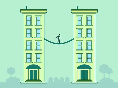 36 Days of Type: H 36 days of type 36daysoftype 36daysoftype h buildings city drawing flat h high high wire act illustration wire