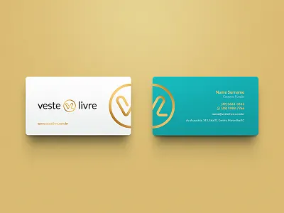 Veste Livre / Branding brand identity branding business card fashion logo marca mark symbol veste livre