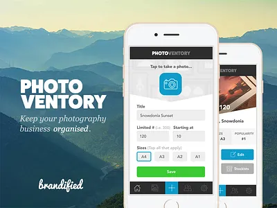 Photoventory android app brandified clean design development ios photo photography photoventory ui white
