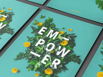 EMPOWER change experiment flow photoshop plants poster vines wall art