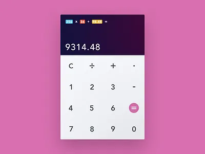 Calculator app calculator math ui